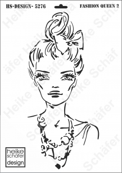 Schablone-Stencil A3 291-5276 Fashion Queen